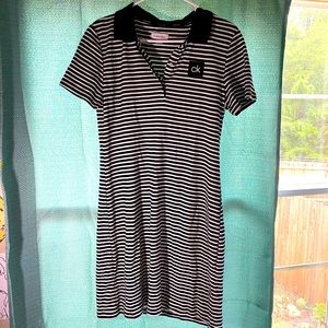Calvin Klein striped polo dress